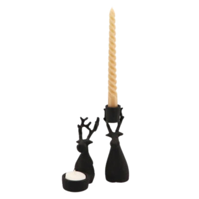 Daan kromhout theelichthouder dobra zwart 14 cm | 9 stuks