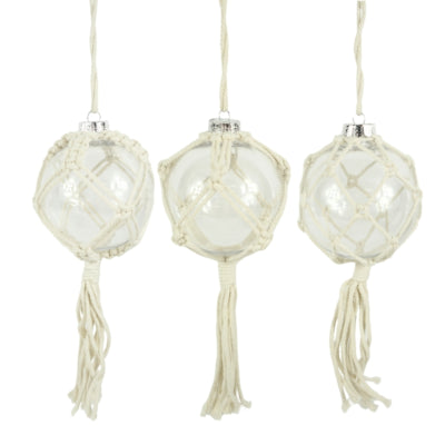 Home accents macramé hanger 10 cm 3 assorti | 48 stuks