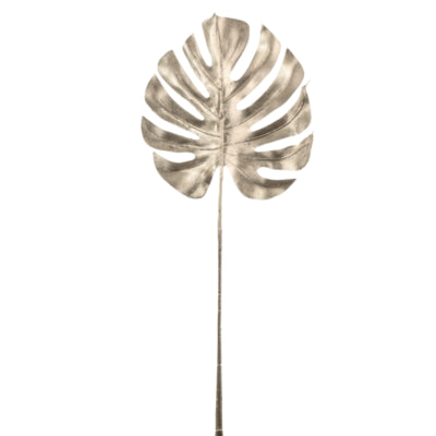 Hbx kunsttak monstera champagnekleurig 72 cm | 20 stuks