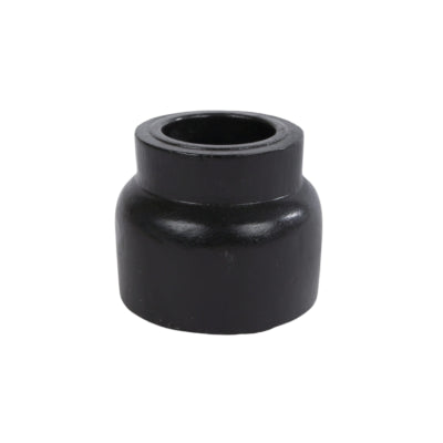 Theelichthouder mason mangohout zwart 7 cm | 24 stuks