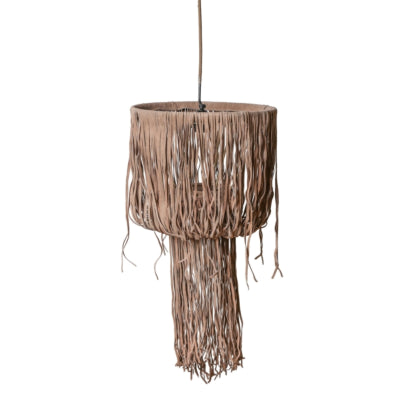 Ptmd hanglamp renzo bruin 70 cm | 2 stuks