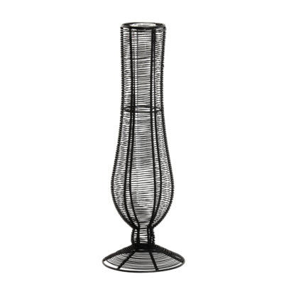 Light living vaas tupuri zwart 50 cm | 4 stuks