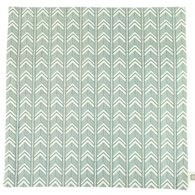 Fair trade kussenhoes graphic groen 45 x 45 cm | 12 stuks