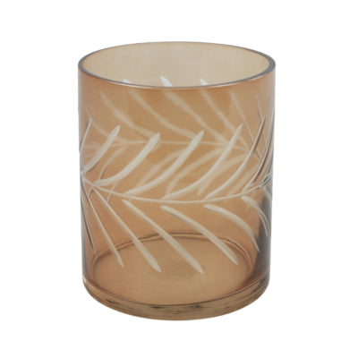 Countryfield theelichthouder vesta amber 14,5 cm | 12 stuks