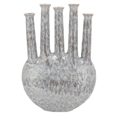 Daan kromhout vaas inga jahra grijs 46 cm | 2 stuks