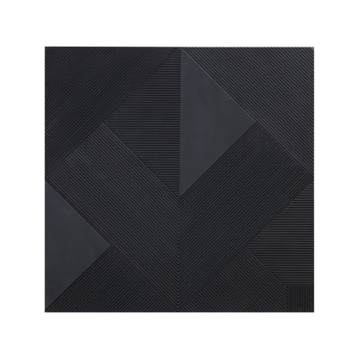 Ptmd wandpaneel belinda zwart 90 x 90 cm | 2 stuks