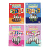 Glitter schilderijen 22 cm 4 assorti | 12 stuks