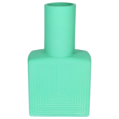 Vaas judy square mat turquoise 22,5 cm | 12 stuks