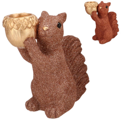 Daan kromhout schaal jingle eekhoorn staand nude koperkleurig 21 cm 2 assorti | 6 stuks