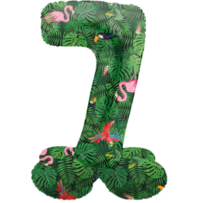 Folat folieballon staand 7 jungle vibe 41 cm | 20 stuks