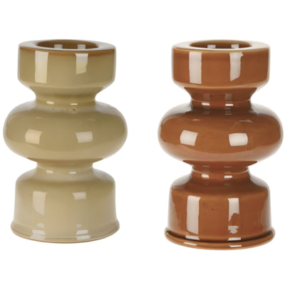Theelichthouder 15 cm 2 assorti | 6 stuks
