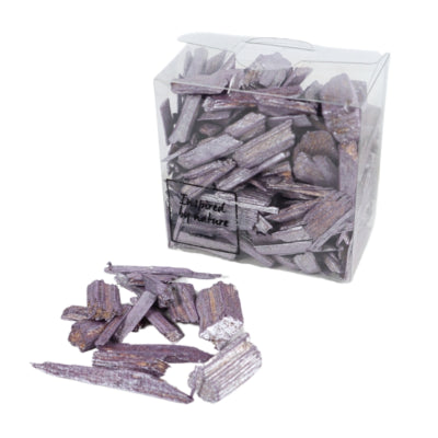 Deco houtsnippers 30-50 mm paars 165 gr | 12 stuks