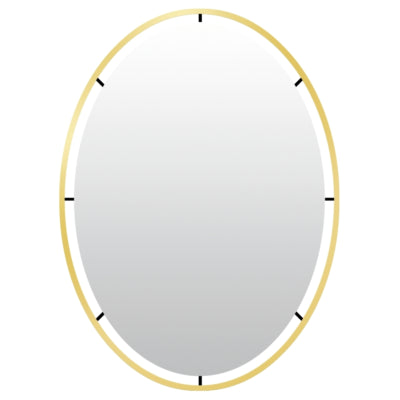 Len-fra wandspiegel salem goudkleurig 80 cm | 2 stuks