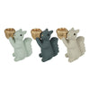 Daan kromhout kandelaar jingle staande eekhoorn 16 cm 3 assorti | 12 stuks
