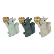 Daan kromhout kandelaar jingle staande eekhoorn 16 cm 3 assorti | 12 stuks - afbeelding 2