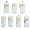 Voorraadpot met deksel 50 ml 7 assorti b-keus | 36 stuks