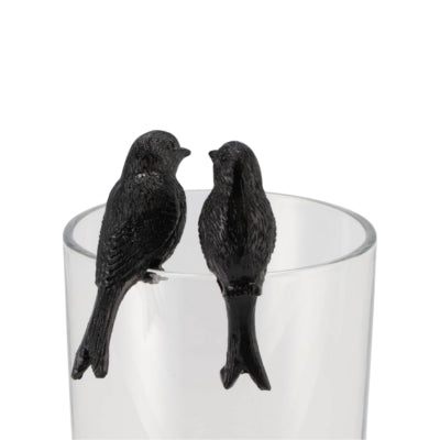 Daan kromhout bloempothanger hummingbird zwart 7 cm 2 assorti | 24 stuks