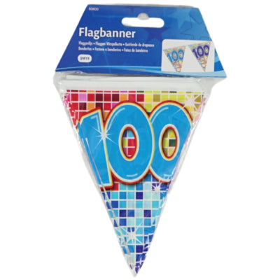 Folat mini vlaggenlijn 100 jaar 3 meter | 24 stuks