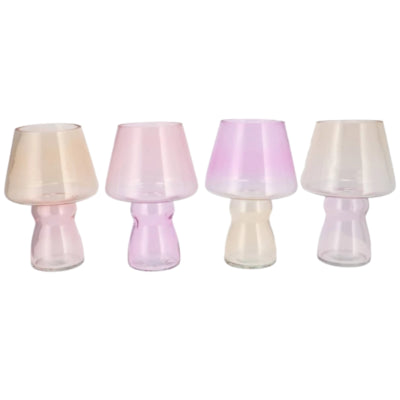 Daan kromhout vaas bicolore pastel 25 cm 4 assorti | 4 stuks
