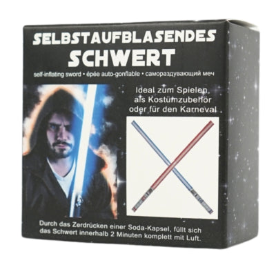 Folieballon zwaard zelfopblazend 95 cm 2 assorti | 24 stuks