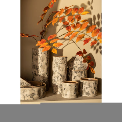 Ptmd bloempot millay s beige 12 cm | 12 stuks