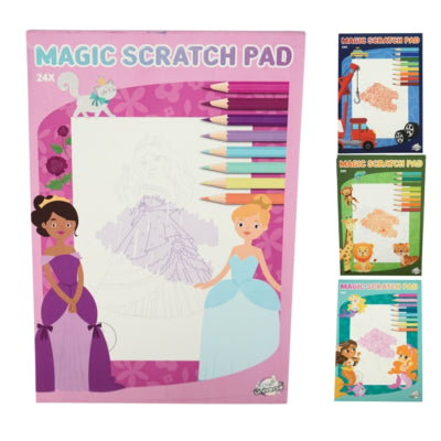 Craft universe magic scratch a5 boekje 4 assorti | 36 stuks