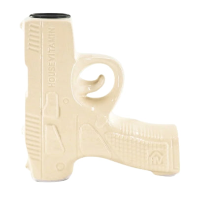 Housevitamin kaarsenhouder beige 12 cm | 6 stuks