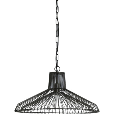 Light living hanglamp kasper zwart 55 cm | 2 stuks