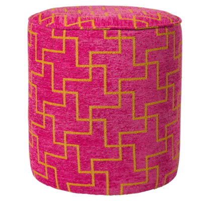 (r) poef roze 39 cm | 2 stuks