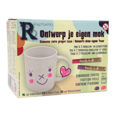 Raphaëllo ontwerp je eigen beker 200 ml set van 3 | 8 stuks