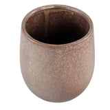 Ptmd bloempot freja l bruin 17 cm | 4 stuks - afbeelding 2