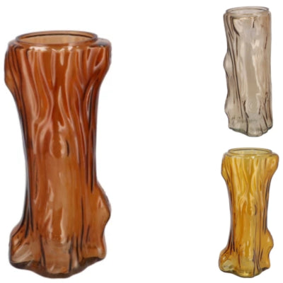 Daan kromhout vaas tree bruin 26 cm 3 assorti | 12 stuks