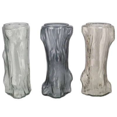 Daan kromhout vaas tree grijs 29 cm 3 assorti | 6 stuks