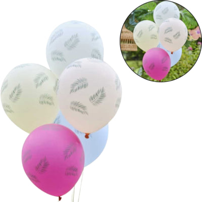 Ginger ray ballonnen palmblad 5 stuks | 20 stuks