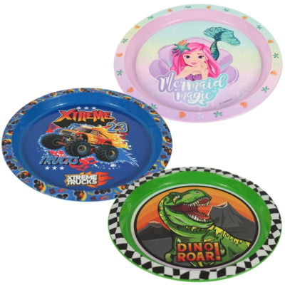 Home universe bord kids kunststof 21 cm 6 assorti | 24 stuks