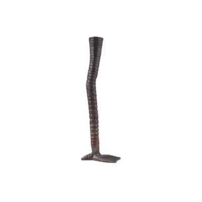Kandelaar zwanenpoot koperkleurig 30 cm | 6 stuks