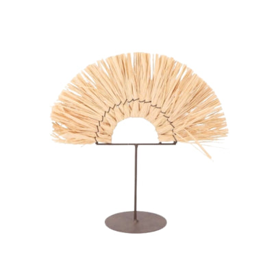 Daan kromhout ornament raffia boho naturel 28 cm | 9 stuks