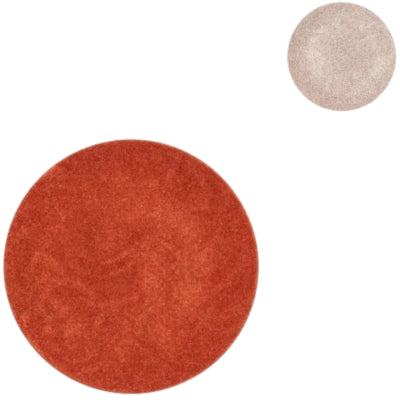 Daan kromhout decoratiebord melamine shine oranje goudkleurig 22 cm 2 assorti | 18 stuks
