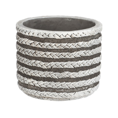 Bloempot serie raf grijs 7,5 cm | 24 stuks