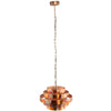 Ptmd hanglamp zanth koperkleurig 42 cm | 2 stuks