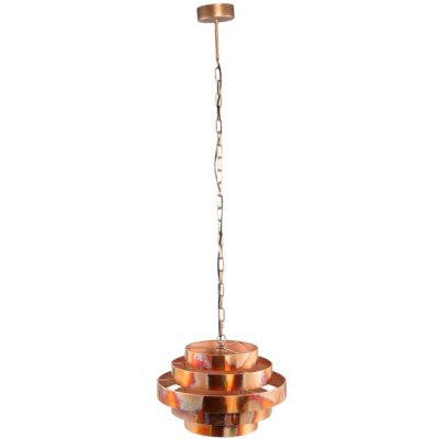Ptmd hanglamp zanth koperkleurig 42 cm | 2 stuks