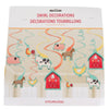 Amscan spiraal hanger barnyard 61 cm set van 12 | 20 stuks