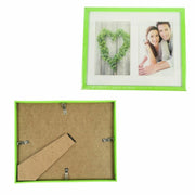 Fotolijst easy passepartout voor 2 fotos groen 10 x 15 cm | 12 stuks - afbeelding 2