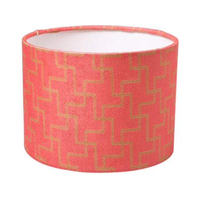 (r) lampenkap roze cilinder 21 x 15,5 cm | 8 stuks