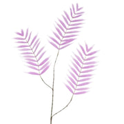 Daan kromhout kunsttak palm leaf zijde lila 95 cm | 6 stuks - afbeelding 1