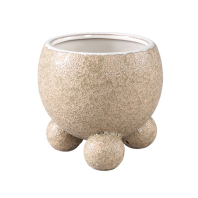 Ptmd bloempot malinda s creme 12,5 cm | 12 stuks