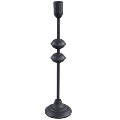 Ptmd kandelaar ciba zwart 37 cm | 6 stuks