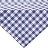 Tafelkleed geruit papier blauw 80 x 80 cm | 30 stuks - afbeelding 2