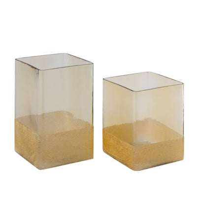 Ptmd theelichthouder waya 25 cm | 4 stuks