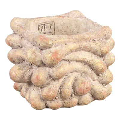 Ptmd bloempot drew m crème 17 cm | 8 stuks